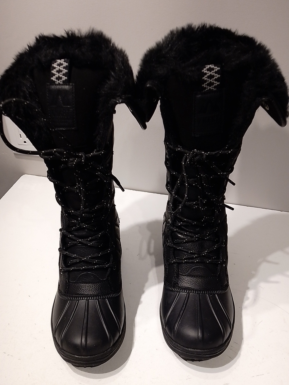 Konkrete women's mid-calf high winter snow boot